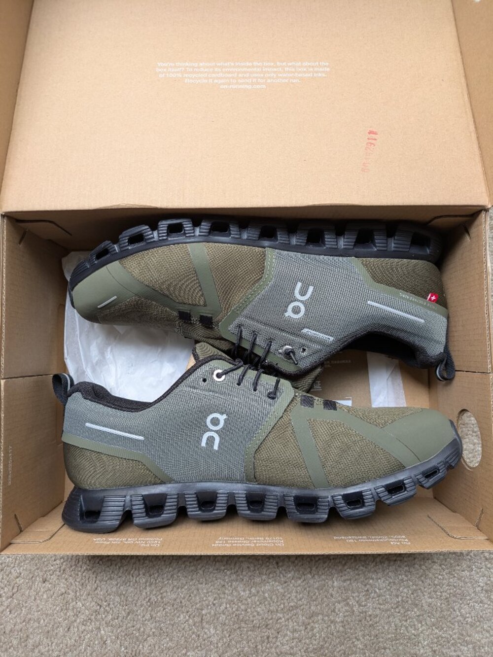 ❌SOLD❌ On Cloud 5 Waterproof Men's Shoes, Size 9.5